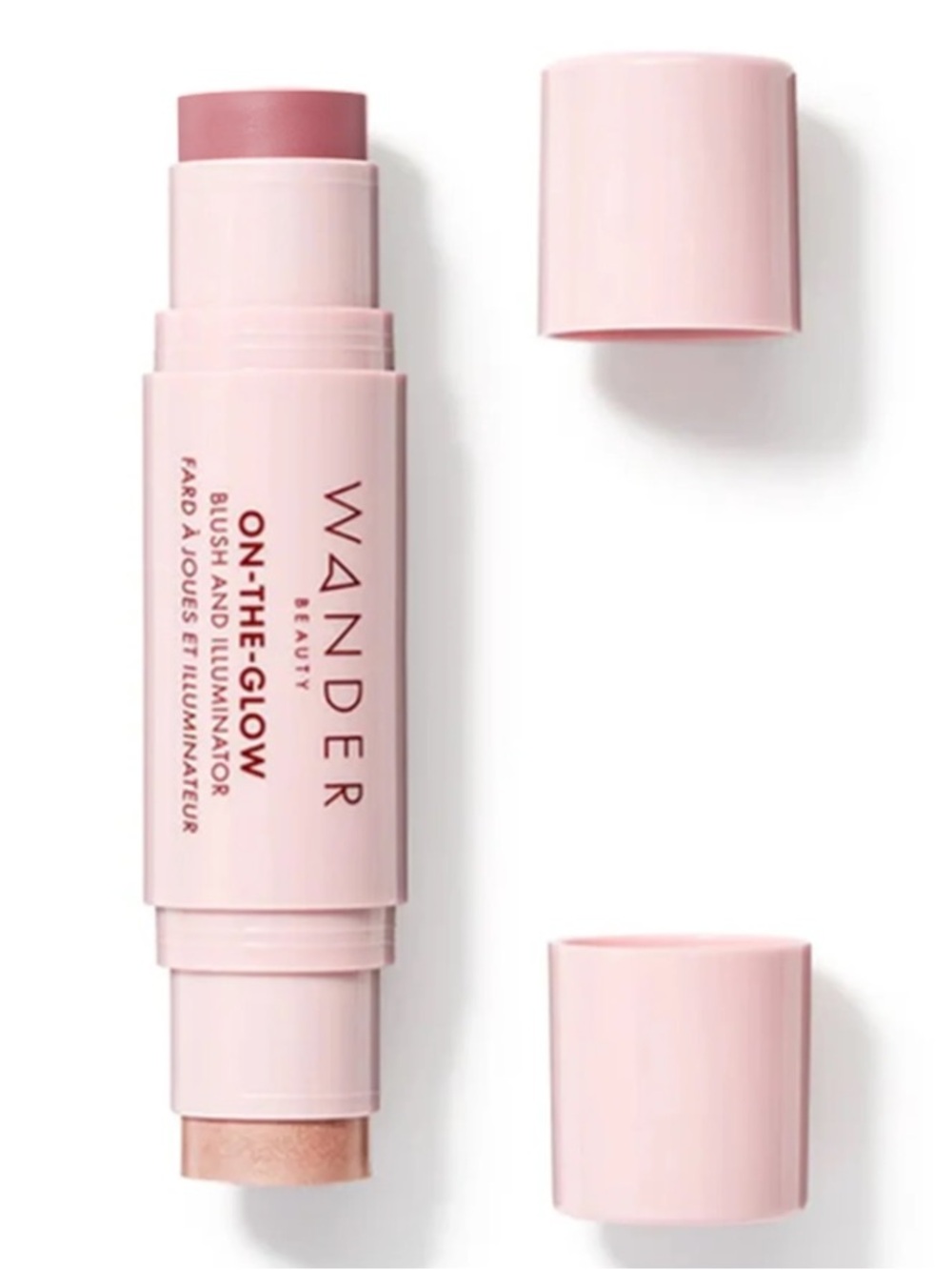 Wander Beauty On-The-Glow Blush & Illuminator Dusk/Nude Glow NIB